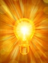 Lightbulb Energy Background