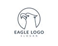 Line Eagle Icons Empowering Logos for Dynamic Branding Royalty Free Stock Photo
