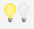 Lightbulb vector realistic