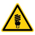 Lightbulbs Compact Fluorescent Symbol Sign, Vector Illustration, Isolate On White Background Label .EPS10