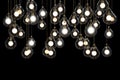 Lightbulbs and Lamps power light idea Royalty Free Stock Photo