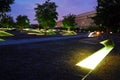 9/11 Pentagon Memorial Royalty Free Stock Photo