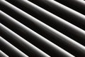 Lighted grille blinds for patterns and backgrounds. Royalty Free Stock Photo