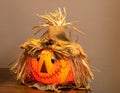 Decorated pumpkin