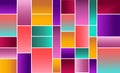 Warm colorful gradient tile pattern for interior wall decor in various environments Royalty Free Stock Photo