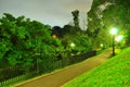 Lighted walkway at Kent Ridge Park