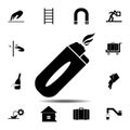 lighter, fire icon. Simple glyph, flat vector element of universal icons set for UI and UX, website or mobile application Royalty Free Stock Photo