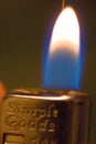 Lighter Flame Close Up Throw Away Lighter