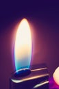 Lighter flame Royalty Free Stock Photo