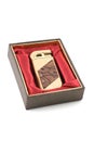 Lighter in a gift box Royalty Free Stock Photo