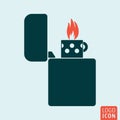 Lighter icon Royalty Free Stock Photo