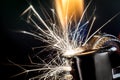 Lighter Igniting Sparks