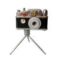 Lighter souvenir of USSR time - camera with Esenin portrait