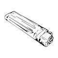 lighter vector isolated hand drawn illustration Royalty Free Stock Photo