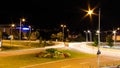 Lightextractors around a roundabout in the city of Innsbruck