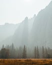 Lightfalls in Yosemite National Park
