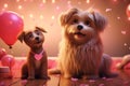 Lighthearted Valentines Day Pet Love visuals