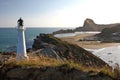 Lighthouse above coast line