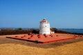 The lighthouse of the Aguada Fort in Candolim