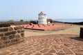 Lighthouse in Aguada fort Royalty Free Stock Photo