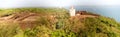 Lighthouse in Aguada fort, located near Sinquerim beach, Goa