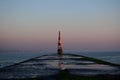 Lighthouse Aguda beach coast