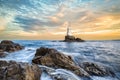 Lighthouse in Ahtopol, Bulgaria Royalty Free Stock Photo