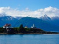 Lighthouse on Alaskan Inland Passage