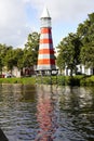 The lighthouse by Aldo Rossi at Valkenberg Park in Breda, Netherlands