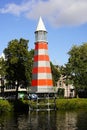 The lighthouse by Aldo Rossi at Valkenberg Park in Breda, Netherlands