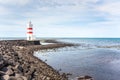 Lighthouse along the coast of Iceland