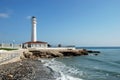 Lighthouse along the coastline, Torrox Costa.