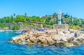 The lighthouse in Antalya marina