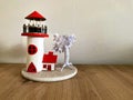 Lighthouse as a decorative lamp
