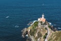 Lighthouse in the Asturian town of Cudillero Royalty Free Stock Photo