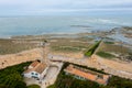 Lighthouse Baleines museum on Ile de Re, France Royalty Free Stock Photo