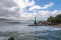 Lighthouse at Barra da Lagoa area of Lagoa da Conceicao - Florianopolis, Santa Catarina, Brazil