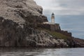 Lighthouse on Bass Rock Royalty Free Stock Photo