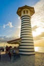 Lighthouse in Bayahibe beach, Dominican Republic Royalty Free Stock Photo