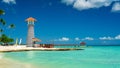 Lighthouse on the beach of the Caribbean, Dominican Republic, Bayahibe - Summer Vacation Concept Royalty Free Stock Photo