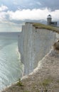 Lighthouse on Beachy Head. England Royalty Free Stock Photo