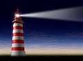 Lighthouse Beam Of Light