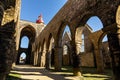 Lighthouse behind the ruins of the abbey