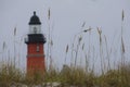 Lighthouse behind Sea Oats in Florida Royalty Free Stock Photo