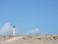 The lighthouse in blue sky