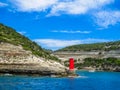 Lighthouse in Bonifacio, Corsica, France Royalty Free Stock Photo