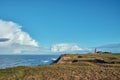 Lighthouse Bovbjerg Fyr at the danish coast