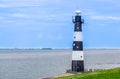 The lighthouse of Breskens beach, Zeeland, The Netherlands