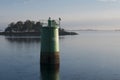 Lighthouse in Brittany Morbihan, France. Royalty Free Stock Photo