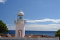 Lighthouse building at Roses, Alt emporia, Catalonia, Spain Royalty Free Stock Photo